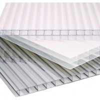 Hollow plastic panels building material for house greenhouse polycarbonate sheet